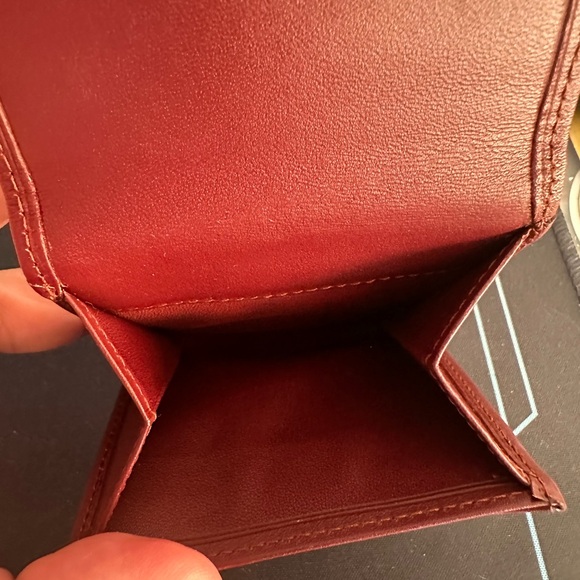Cartier Red Leather Wallet - Picture 2 of 7